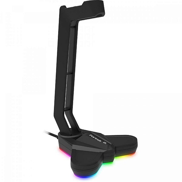 Suporte Para Headset Fortrek Rgb Vickers Preto