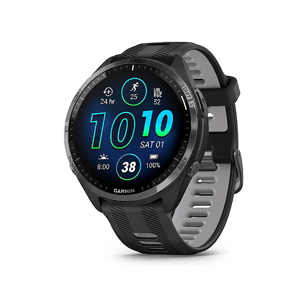 Relógio Smartwatch Garmin Forerunner 965 AMOLED Music GPS Preto
