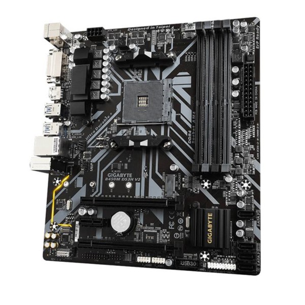Placa Mae AMD (AM4) Gigabyte B550M-DS3H, DDR4, DVI, HDMI