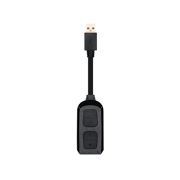 Placa de Áudio USB Redragon Circe USB P2 Mic e Fone HA100