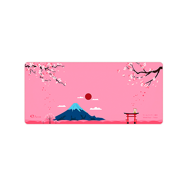Mousepad Gamer Akko World Tour Tokyo R2 Estampado Extra Grande Antiderrapante 900x400mm