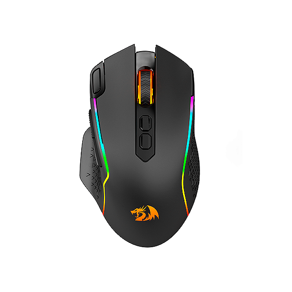 Mouse Gamer Redragon Taipan Pro Sem Fio RGB 12000 DPI M810RGB-PRO Preto