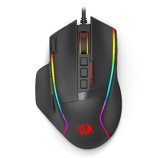 Mouse Gamer Redragon Swain RGB V2 26000 DPI M915-RGB Preto