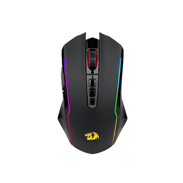 Mouse Gamer Redragon Sem Fio Nix Preto M914-RGB