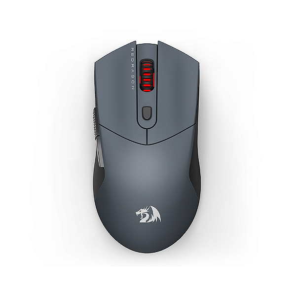 Mouse Gamer Redragon St4r Pro Sem Fio Preto e Cinza