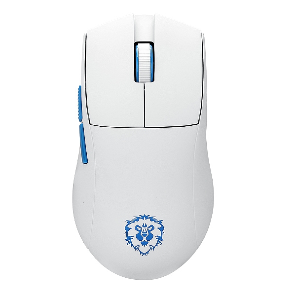 Mouse Gamer Redragon King Pro World of Warcraft Aliança Branco