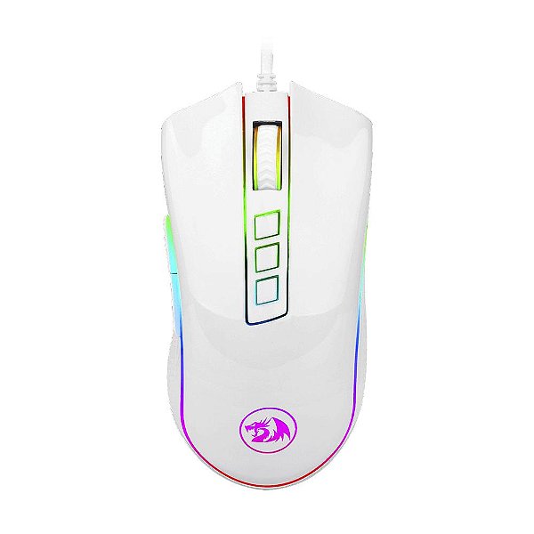 Mouse Gamer Redragon Cobra M711w Rgb Lunar White