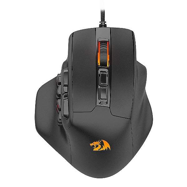 Mouse Gamer Redragon Aatrox RGB 15 Botões M811-RGB Preto