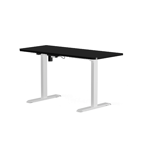 Mesa Elevatória Elements Misch Branco Com Tampo Preto 140x60x2.5 cm