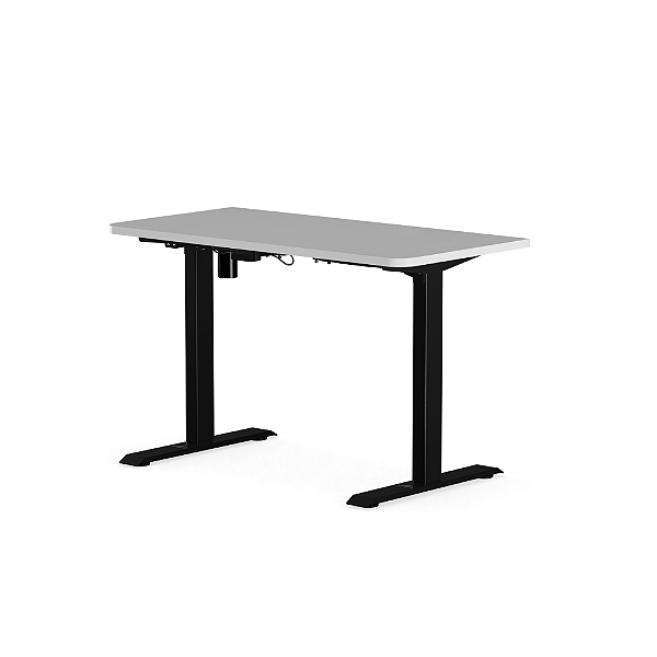 Mesa Elevatória Elements Misch Preta Com Tampo Branco 140x60x2.5cm