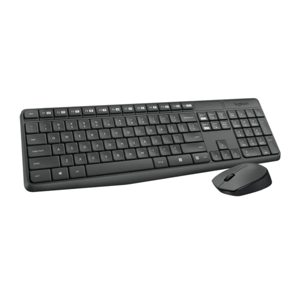 Kit Teclado e Mouse Sem Fio Logitech MK235 USB - 920-007903
