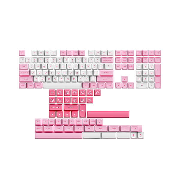 Keycaps Akko Asa-low Pbt Double Shot Prunus Lannesiana