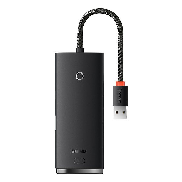 Hub USB Baseus Lite Series 4 Portas USB-A para 4x USB 3.0 25cm Preto