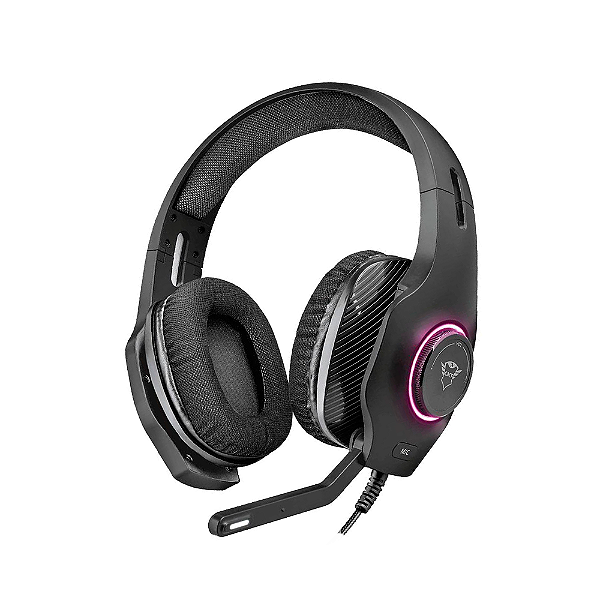 Headset Gamer Trust Gxt 455 Torus Rgb Preto T23138