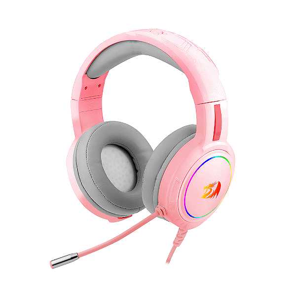 Headset Gamer Redragon Mento  Rosa H270-P