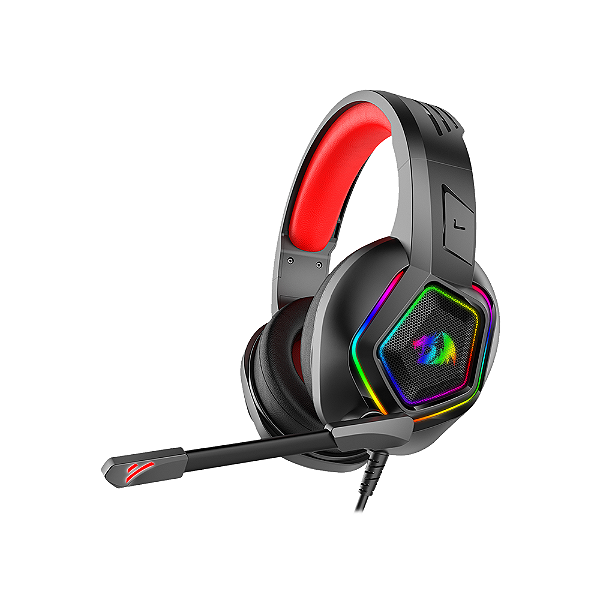 Headset Gamer Redragon Medea H280 RGB Preto