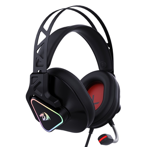 Headset Gamer Redragon Cadmus RGB USB Black H370