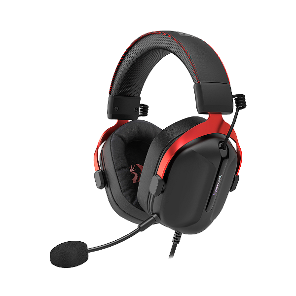 Headset Gamer Redragon Cybill RGB 7.1 Surround USB H312 Preto