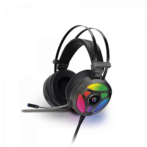 Headset Gamer Fortrek Rgb H1 Pro Cinza
