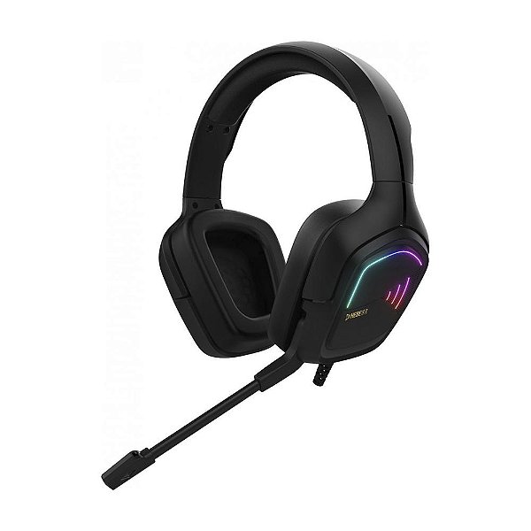 Headset Gamer Gamdias Hebe E2 Rgb Black