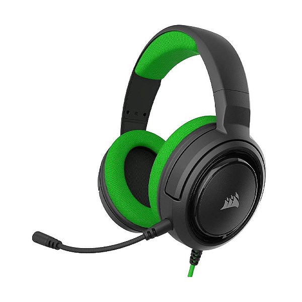 Headset Gamer Corsair Hs35 P2 Stereo 2.0 Verde