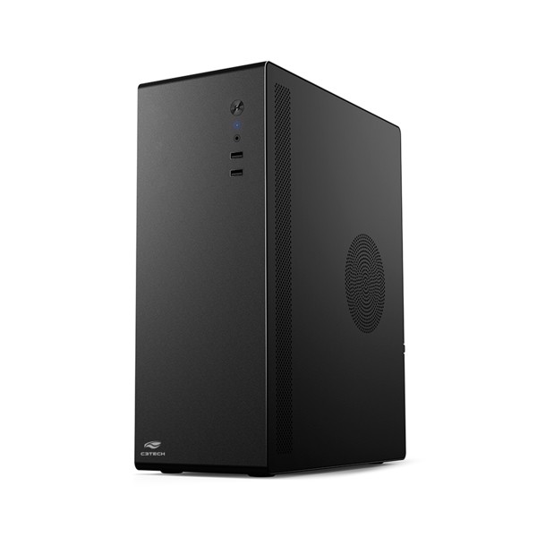 Gabinete Micro-ATX MT-100BK Com Fonte SFX 200W C3Tech Com Cabo de Energia