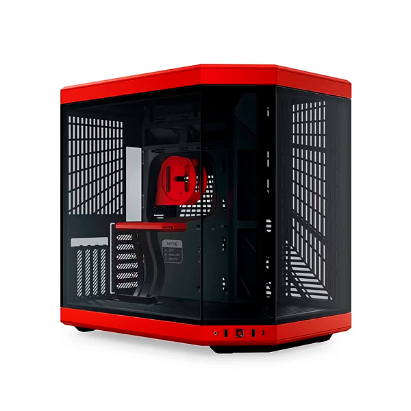 Gabinete Hyte Y70 Mid Tower Sem Fan CS-HYTE-Y70-BR Preto e Vermelho