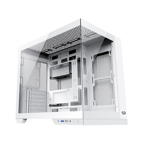 Gabinete Gamer Redragon Wideload Pro Branco CA-604W-PRO