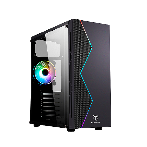 Gabinete Gamer T-Dagger Tgc-P03b Preto