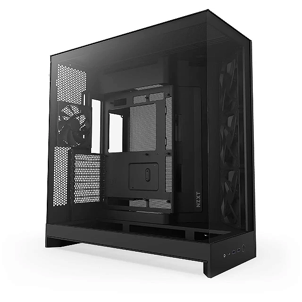 Gabinete Gamer NZXT H9 Flow Frontal Diagonal 4 Fans Preto