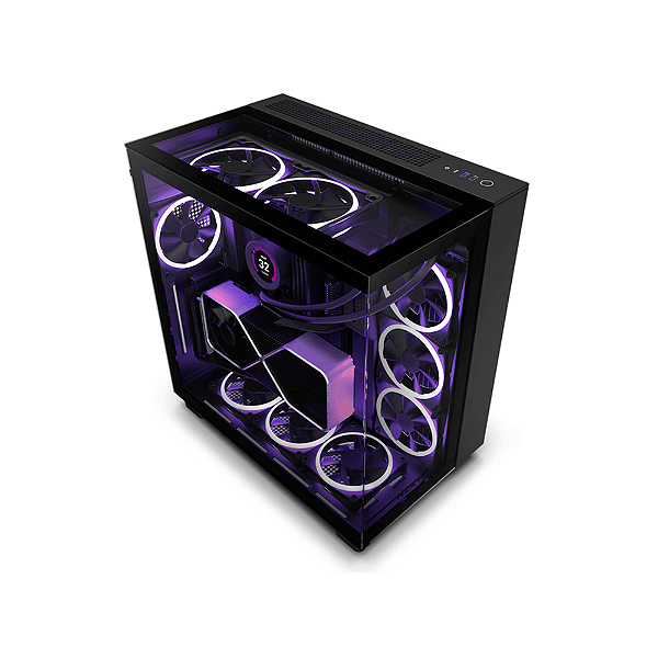 Gabinete Gamer Nzxt H9 Elite Preto Mid Tower Com Fan
