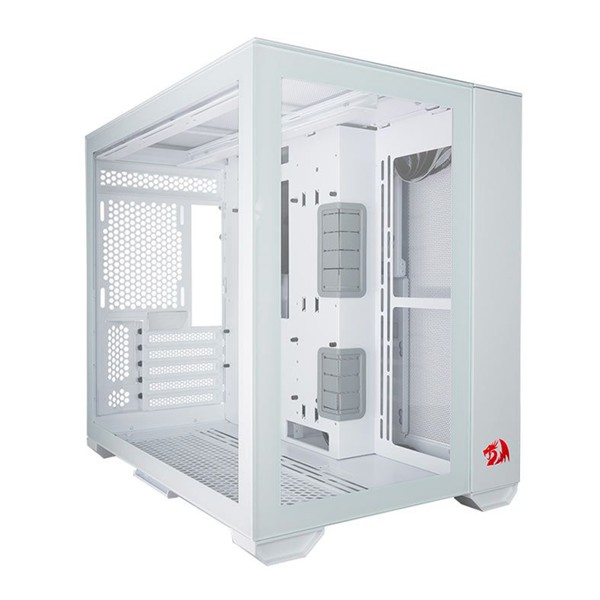Gabinete Gamer Lian Li O11 Dynamic Mini Redragon Spec Branco O11DMINI-RD-W-WHITE