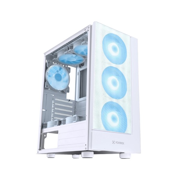 Gabinete Gamer Fortrek Cruiser Mid Tower RGB Branco