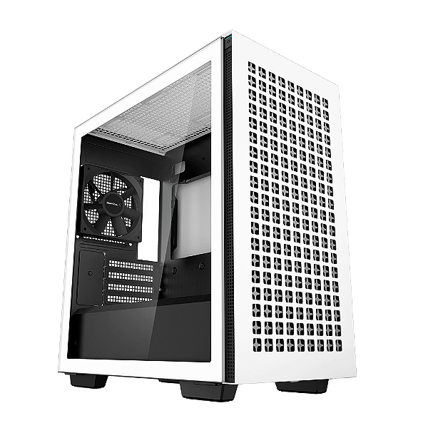Gabinete Gamer Deepcool Ch370 Micro Atx Lateral Vidro Branco