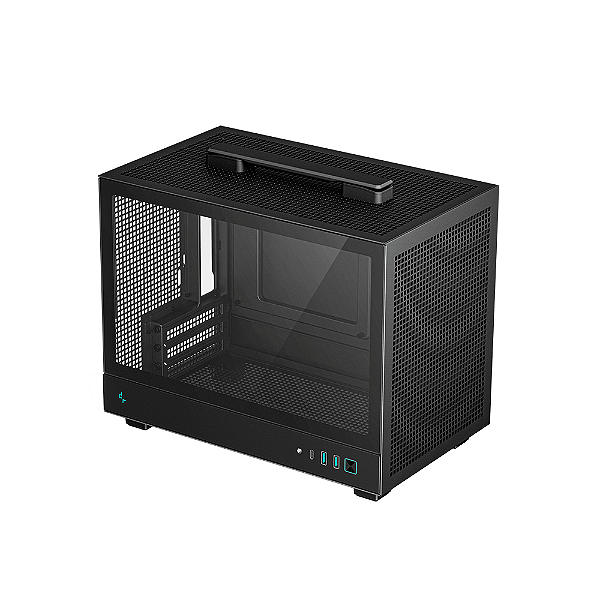 Gabinete Gamer Deepcool CH160 Vidro Temperado Mini ITX Preto