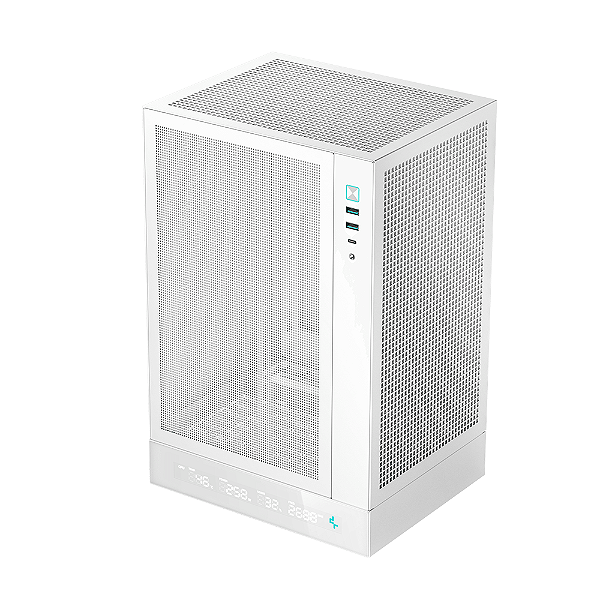 Gabinete Gamer DeepCool CH170 Digital Mini ITX Vertical Branco