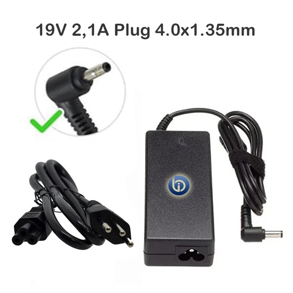 Fonte para Notebook 19V 2.1A Plug 4.0x1.35mm - Asus