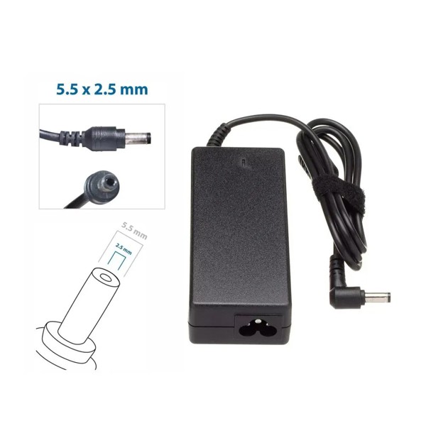 Fonte para Notebook 19V 3.42A Plug 5.5x2.5mm - Acer, Asus, LG, Positivo