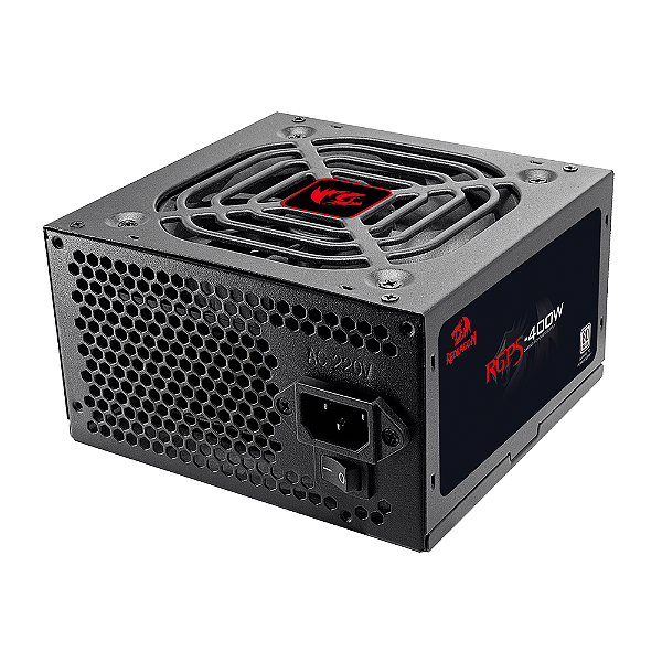 Fonte Gamer Redragon RGPS 400W 80 Plus White ATX PFC Ativo Full Range GC-PS012