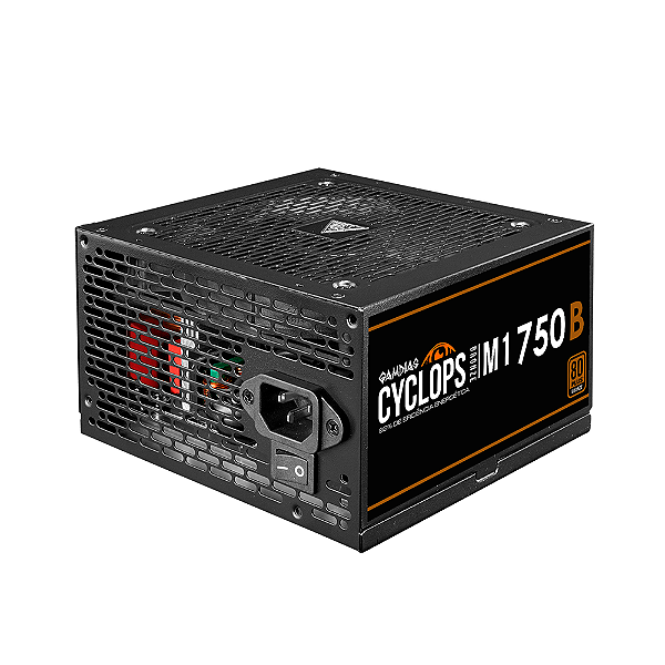 Fonte Gamer Gamdias Cyclops 750w M1-750b 80 Plus Bronze Atx