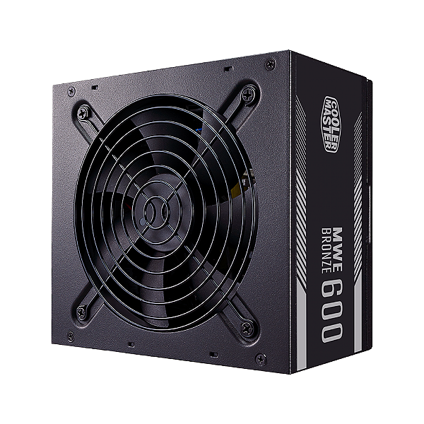 Fonte Cooler Master MWE V2 600W 80 Plus Bronze PFC Ativo