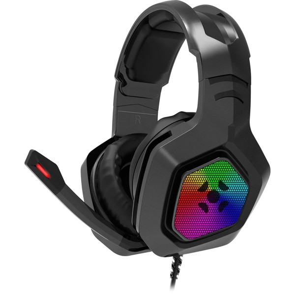 Fone Headset Gamer Fortrek Black Hawk P2 + USB RGB Preto