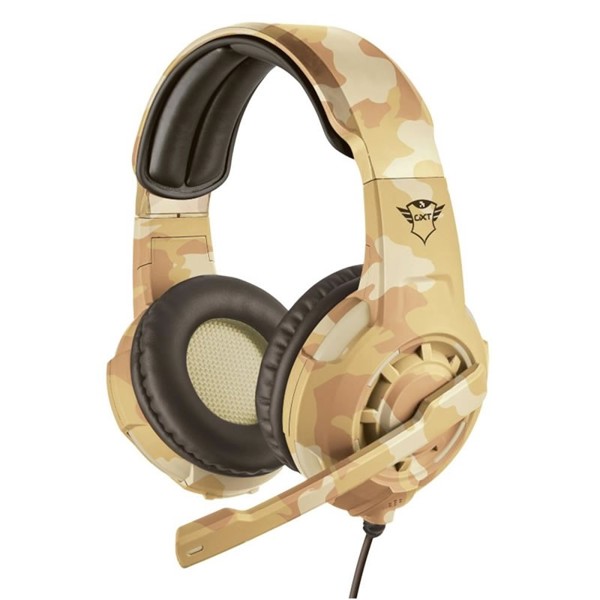 Fone de Ouvido Headset Gamer Trust GXT 310D Radius Desert Camo