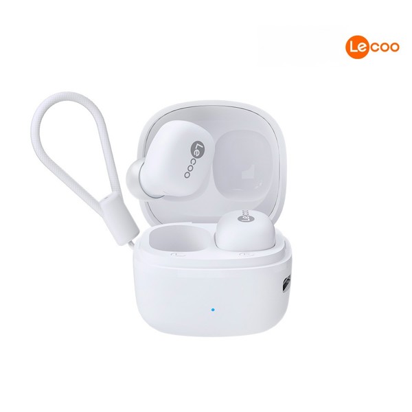 Fone de Ouvido EW301 Bluetooth 5 TWS Branco Lecoo