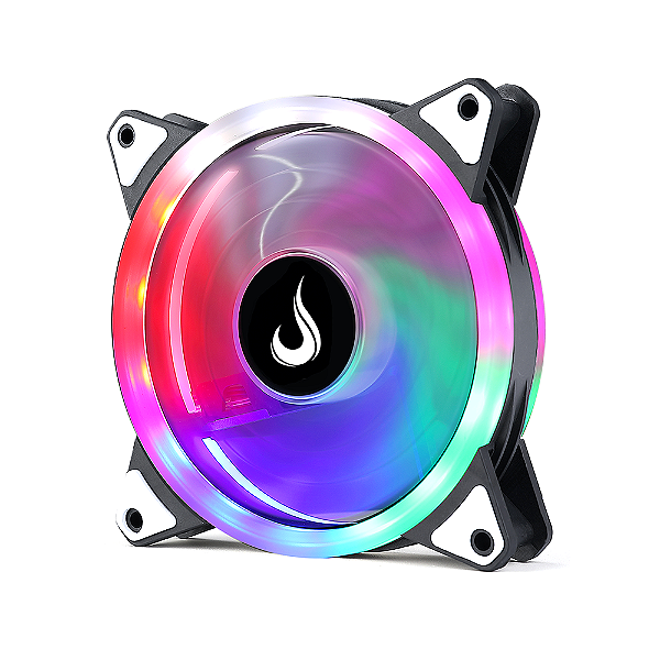 Fan Gamer Rise Mode Galaxy Rainbow 120mm Preto RM-FRM-02-RGB