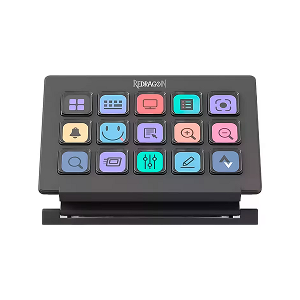 Estação Controladora Redragon Stream Craft LCD Preto SS-550