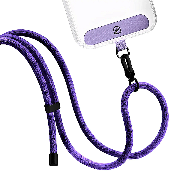 Cordão Gshield de Segurança para Celulares - Phone Strap Armor Roxo Lilás