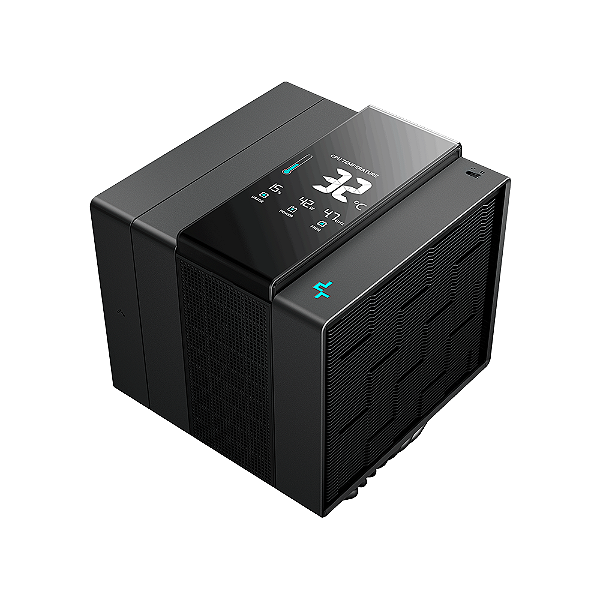 Cooler Para Processador DeepCool Assassin IV VC Vision 2 Fans Com Display Preto