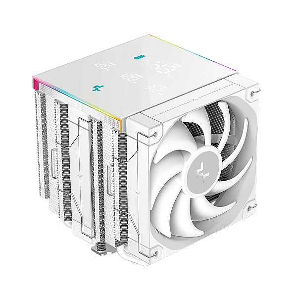 Cooler Para Processador Deepcool AK620 Digital Pro Com Display Branco