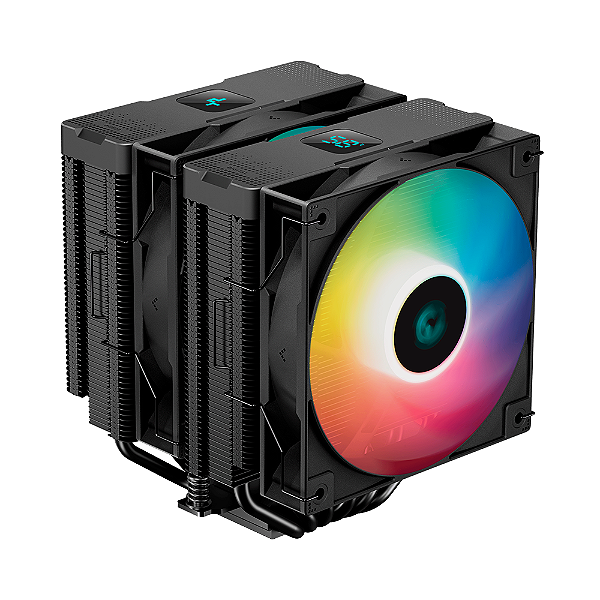 Cooler Para Processador Ag620 Digital Black Argb Dual Tower